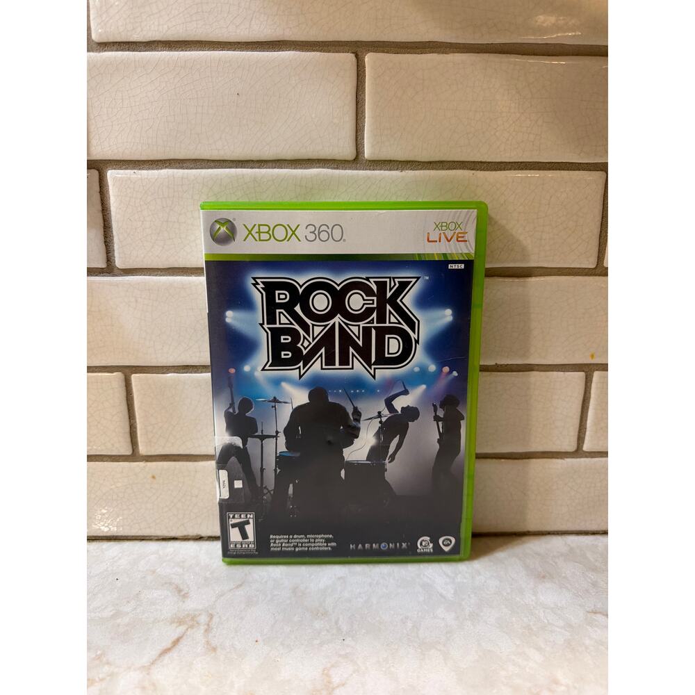 Rock Band (Microsoft Xbox 360, 2007) – Complete In Box (CIB) w/ Manual, Tested‎